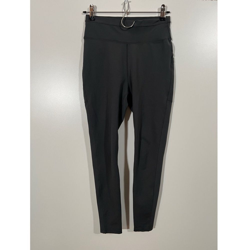 Pop Fit Leggings with Pockets on the Sides Size Medium Dark Gray